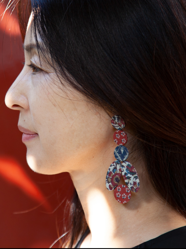 bijoux-textile-boucles-oreilles-fleurs-soie-kimono-fait-main-valerie-hangel-galerie-h-geneve