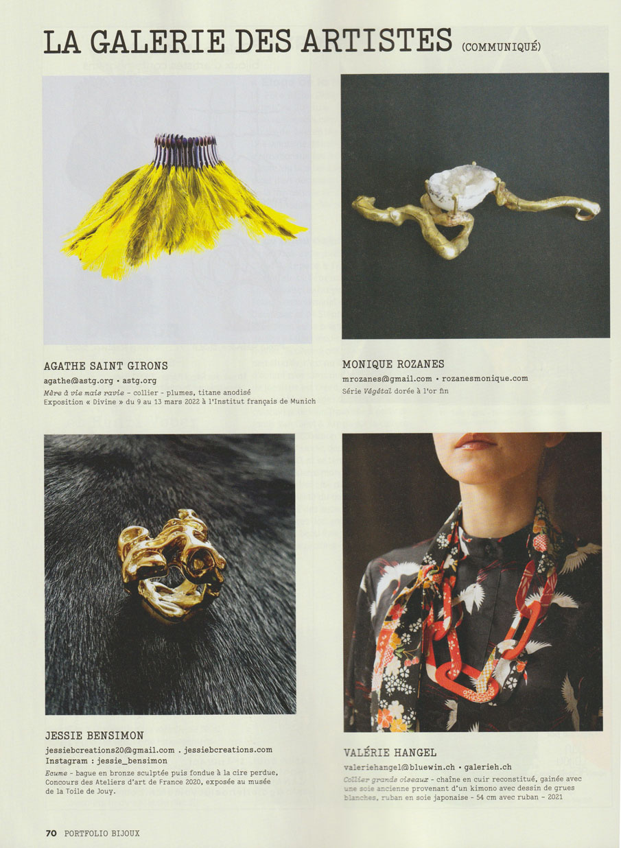 presse-artension-bijoux-contemporains-valerie-hangel-geneve