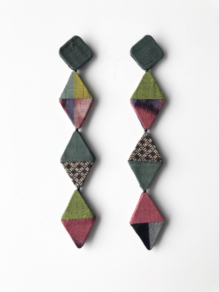 paire-boucles-oreille-bijoux-auteur-textile-kimono-japon-creation-valerie-hangel-carouge-geneve